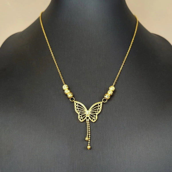 Collier Papillon en Acier Inoxydable