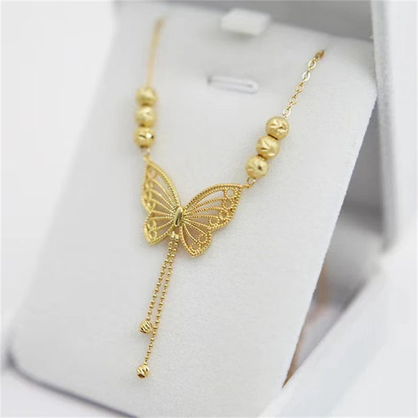 Collier Papillon en Acier Inoxydable